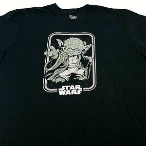 STAR WARS 3 Tshirts- Yoda, R2D2 BB8, Rogue One 2XL